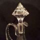 Carafe cristal sur pied, vintage