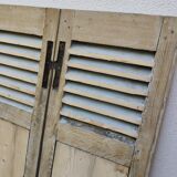 Pair of old shutters