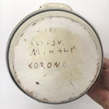 Artisanal pot Ilyés Vészti Mihaly (Romania) H19xØ17cm