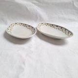 Yellow and black plate Gien 456