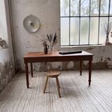 Turned leg cherry table 160cm