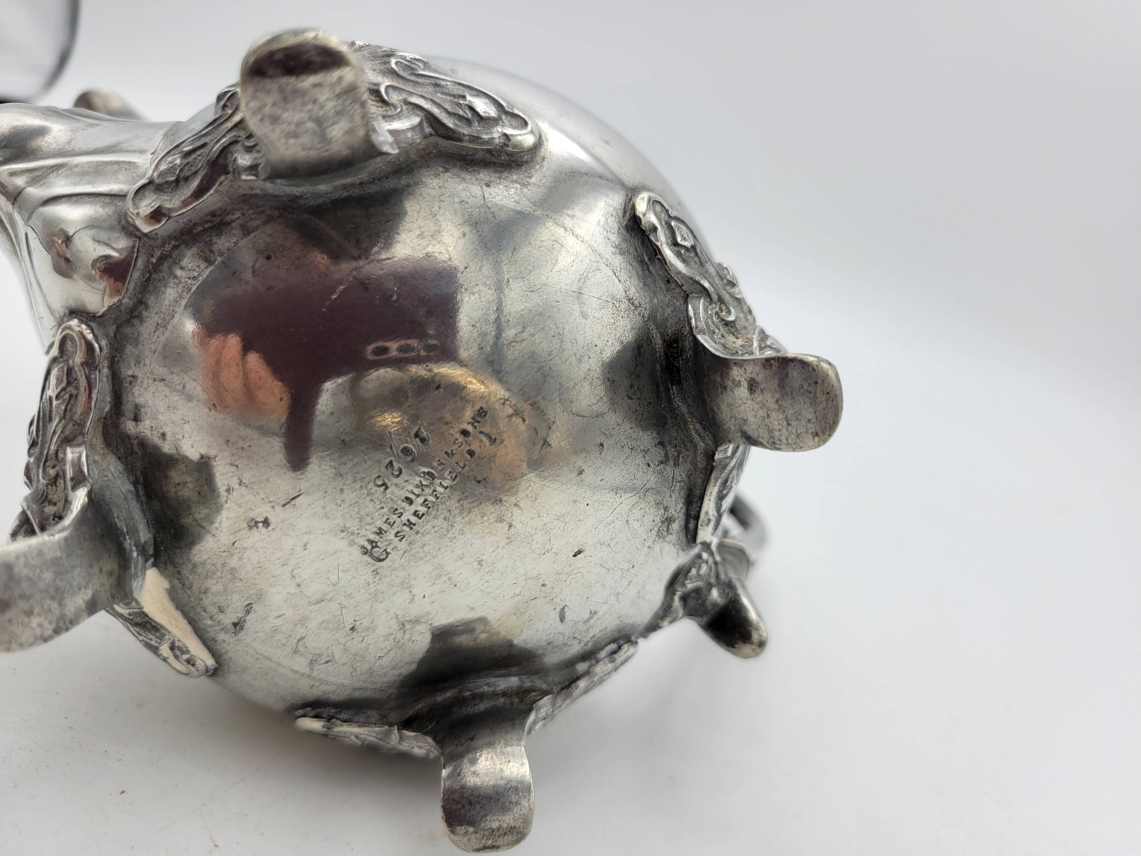 James Dixon & Sons silver teapot