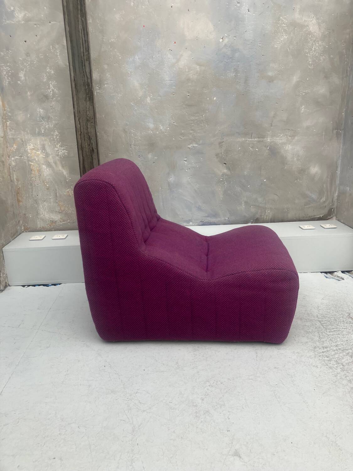 Fauteuil chauffeuse vintage 1970