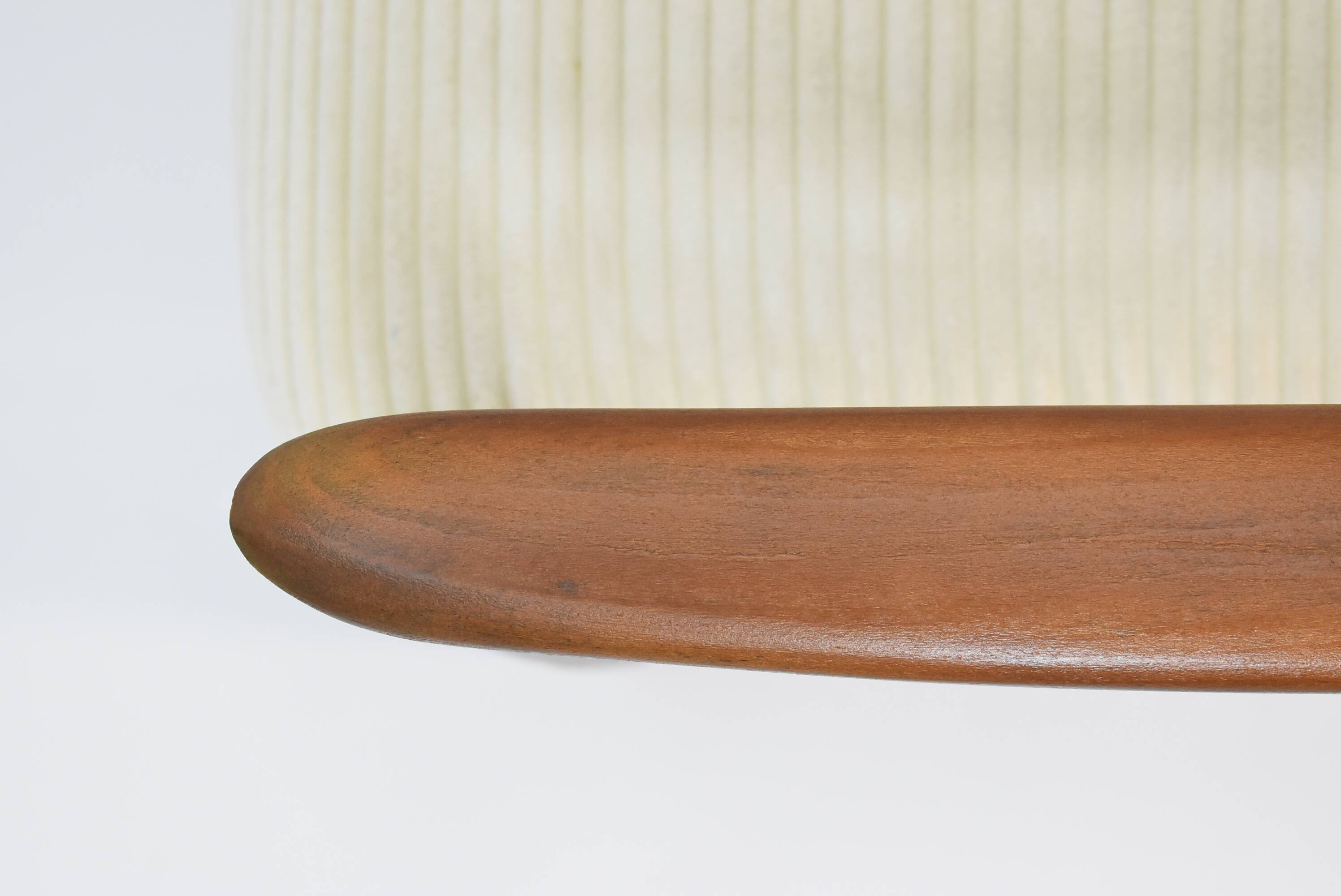 Fully restored vintage armchair by E.Homa, 1960s, beige cord