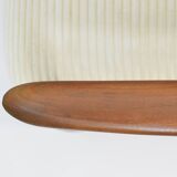 Fully restored vintage armchair by E.Homa, 1960s, beige cord