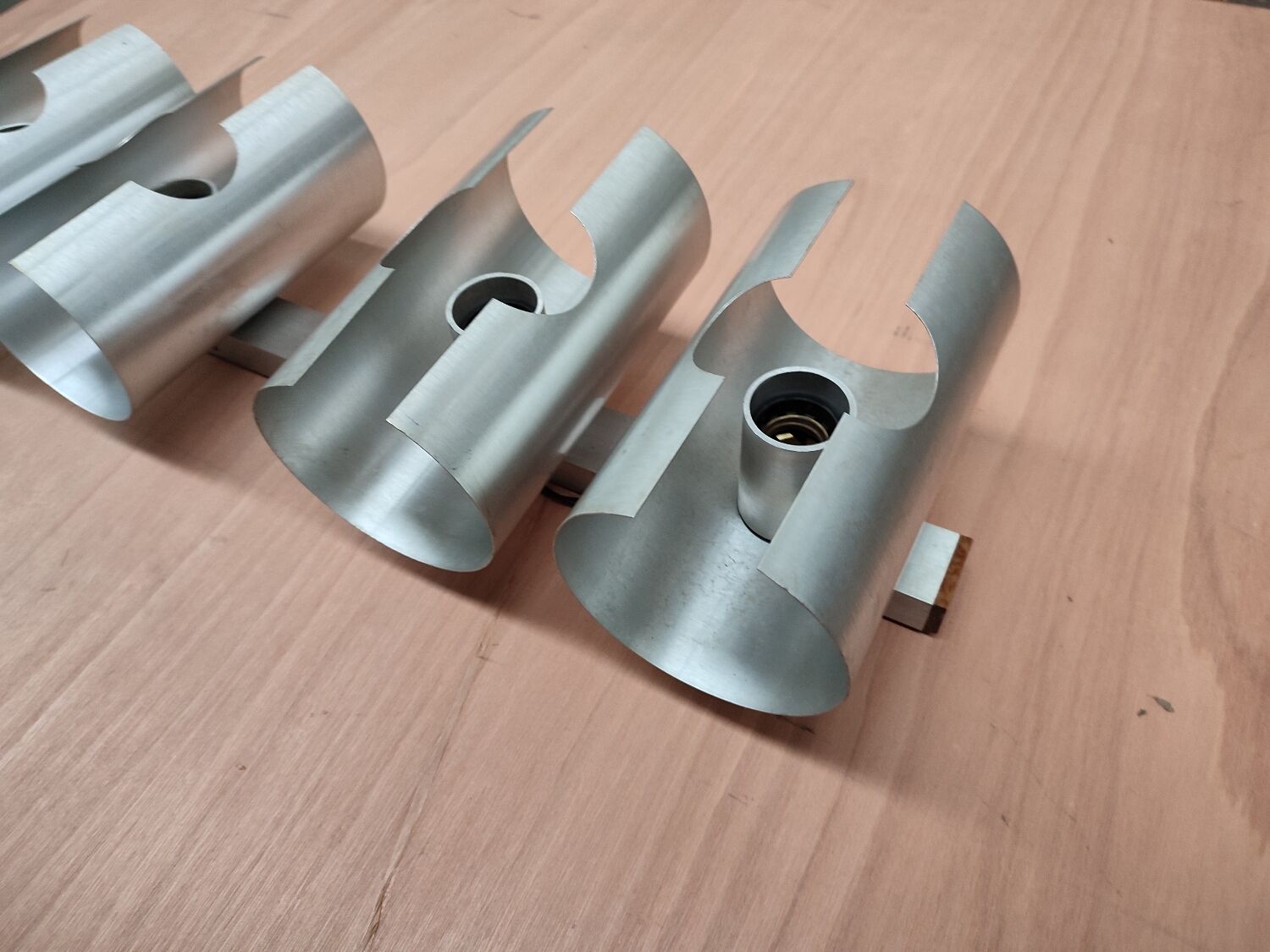 Loss of brushed aluminum sconces