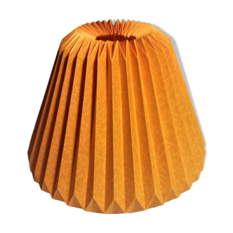 Folded lampshade Thalia yellow ochre