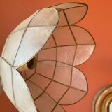 Pearly flower hanging lamp