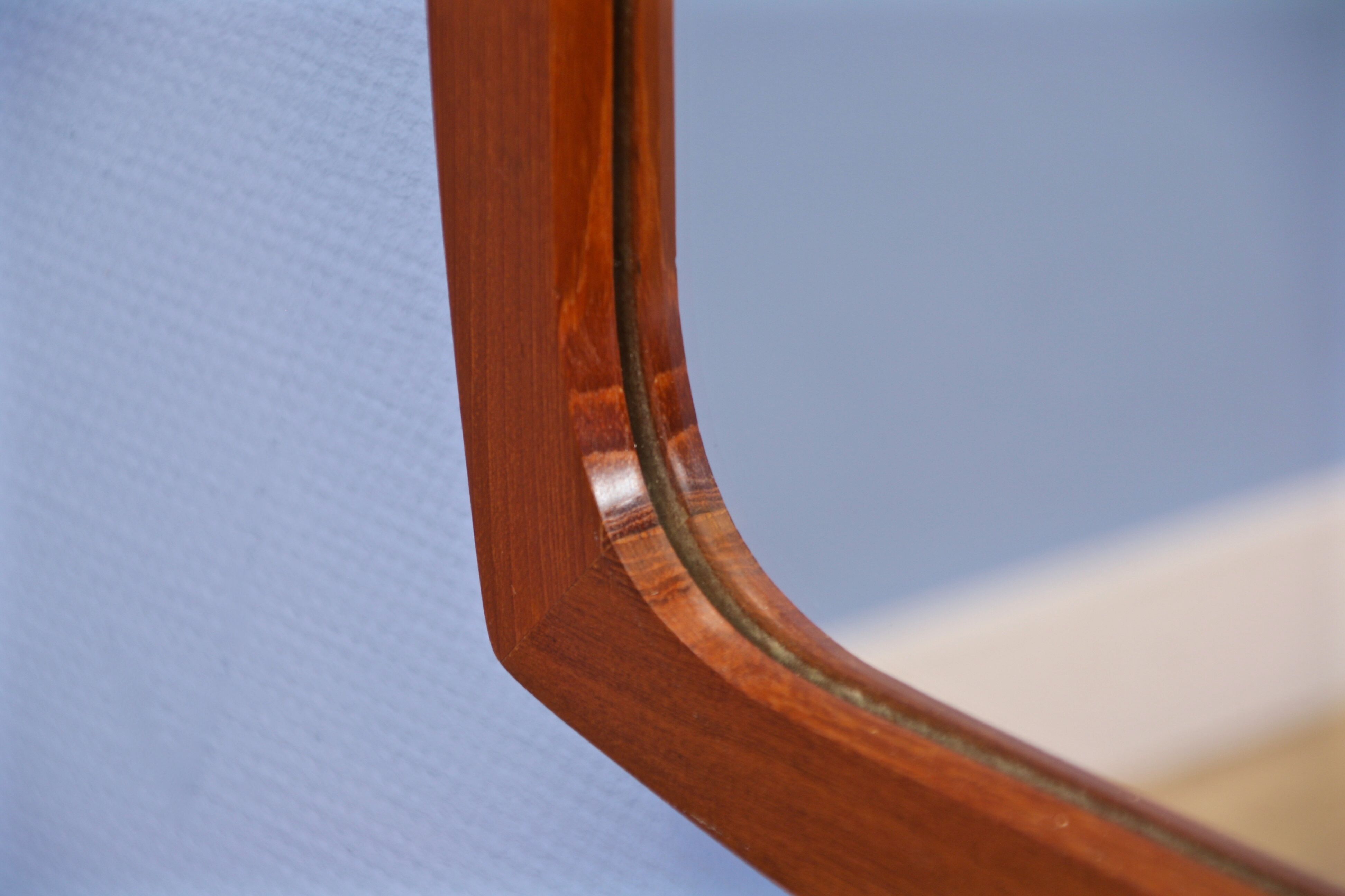 Danish mirror in teak, 1960s