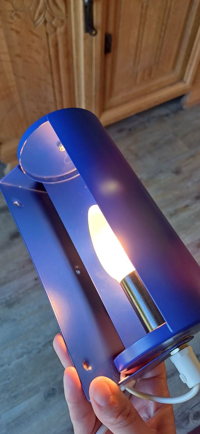 Memphis style vintage wall sconces from Ikea.