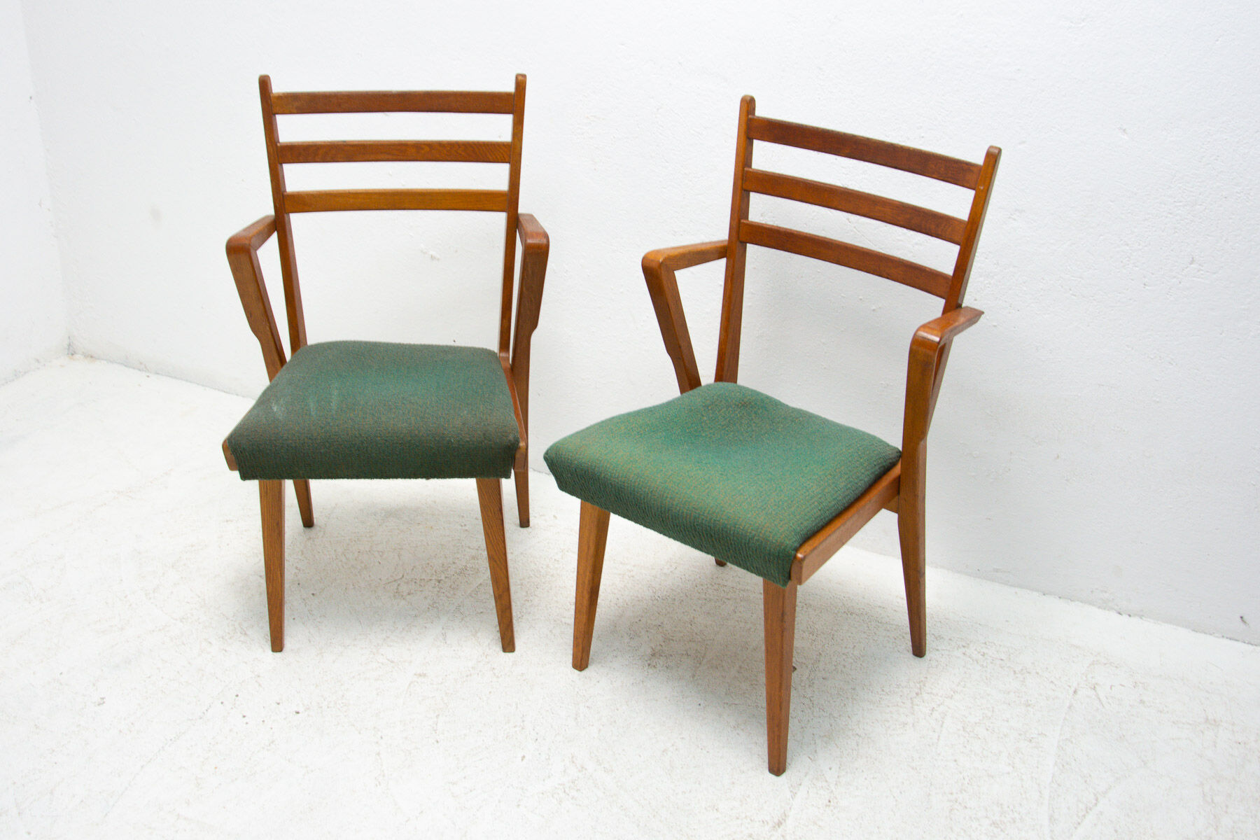Midcentury bentwood office chairs, Czechoslovakia,1960´s, set of 2