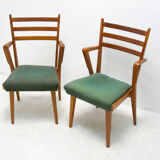 Midcentury bentwood office chairs, Czechoslovakia,1960´s, set of 2