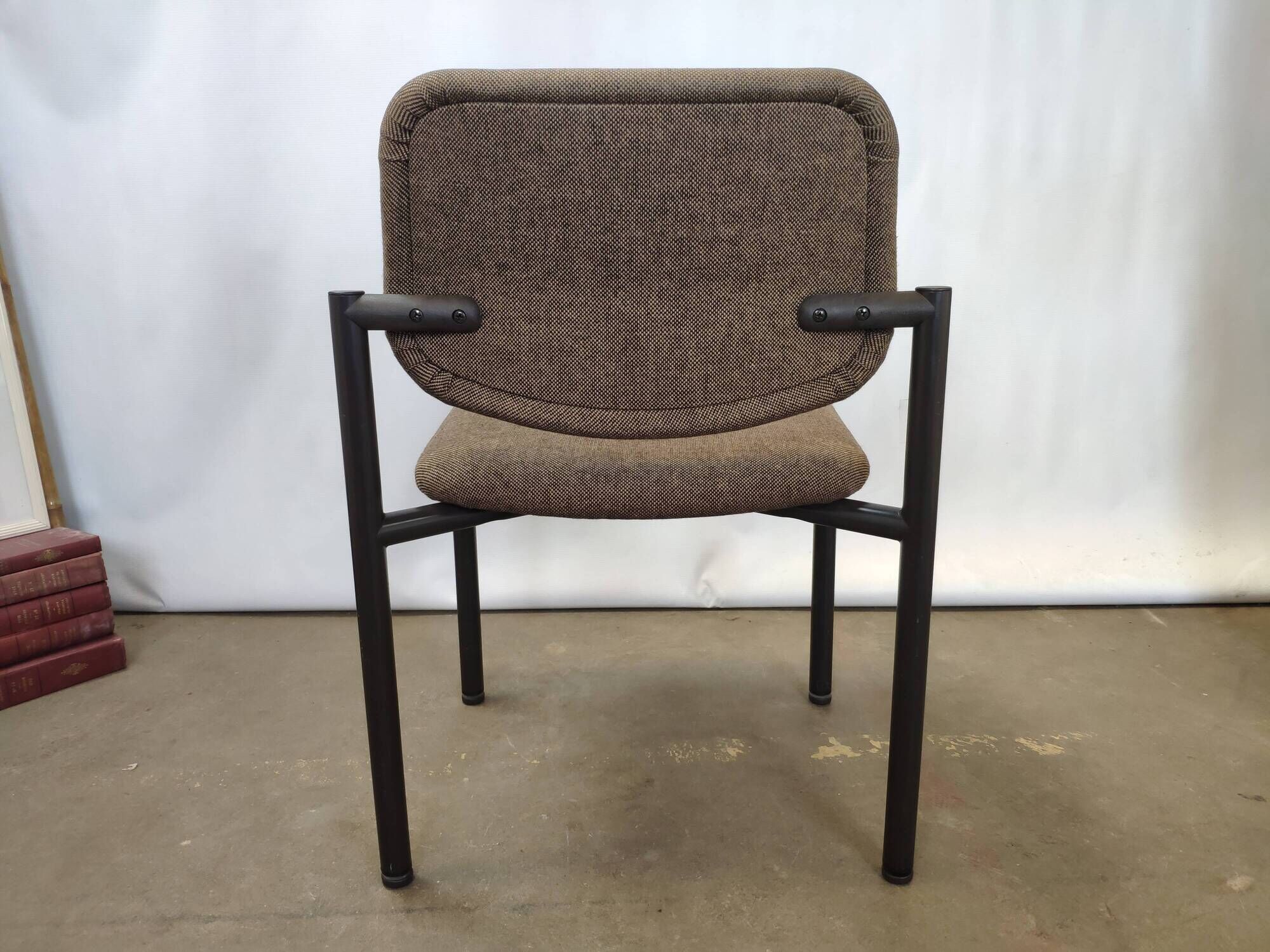 Martin Stoll Champenay vintage office chair metal and fabric