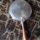 Ashtray covered silver metal Giuliano Bossi Ibis vintage Italy