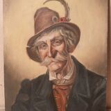 Portrait oil on panel
