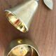 Void pear pocket vintage brass