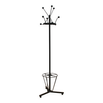 Metal design coat rack