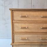 Commode en rotin