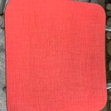 Red formica chairs