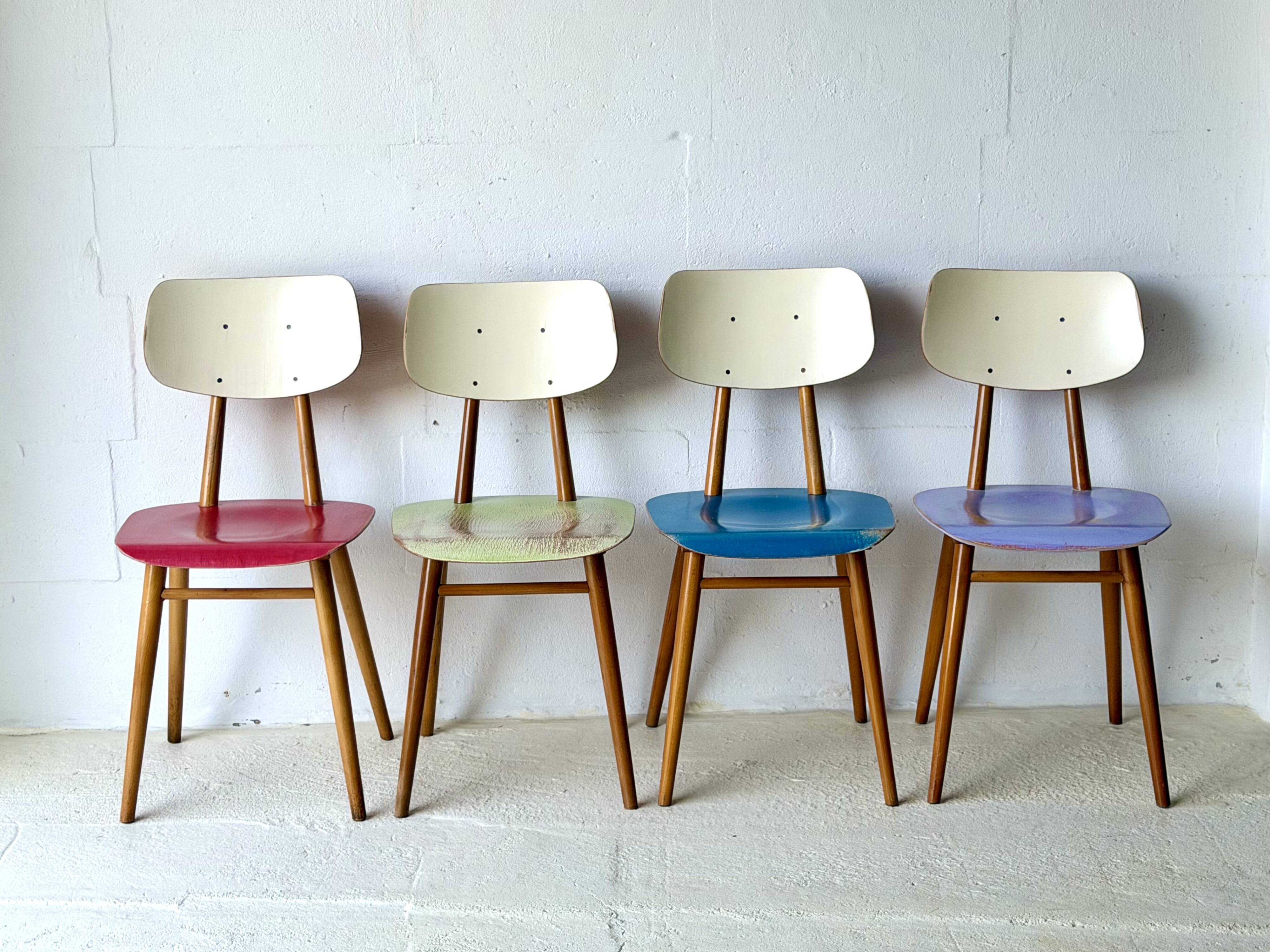 Ton Bistro Chairs, 1960s