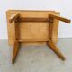 Vintage light wood and rattan bedside - 1960