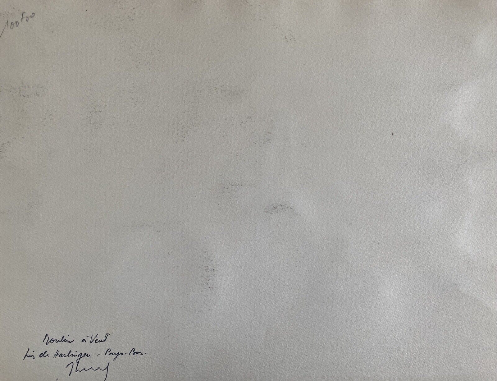 Painting "mill in harlingen" (netherlands) jean-francois devaliere (1926-2021)