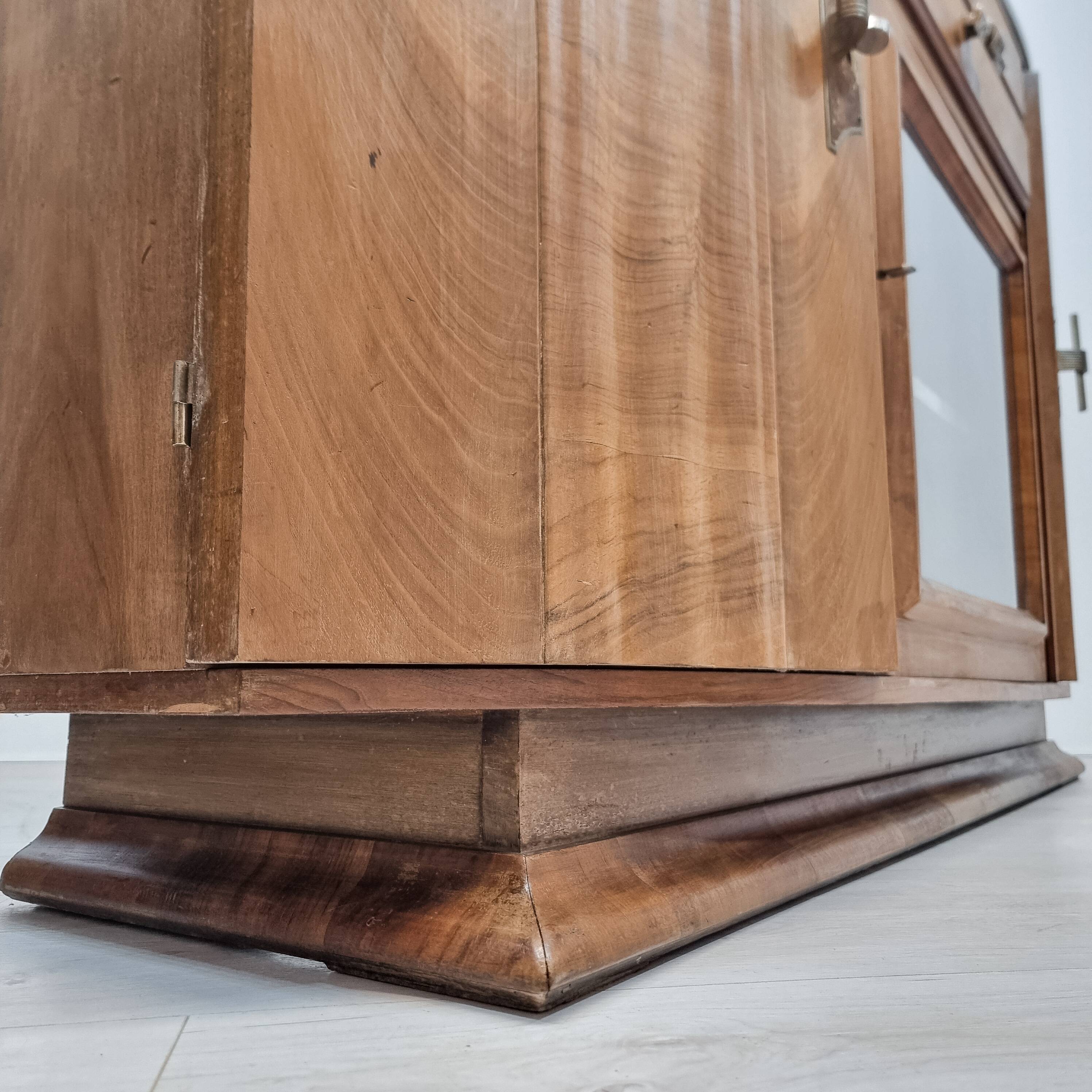 Art Deco walnut sideboard