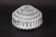 Round textured glass ceiling light by Limburg, Germany, 1970s.