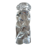 Baccarat crystal "Aladdin" model candlestick, twisted and coiled - signed