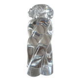 Baccarat cristal Bougeoir modèle "aladin" torsadé & enroulement- signé
