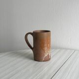 Rustic stoneware mug