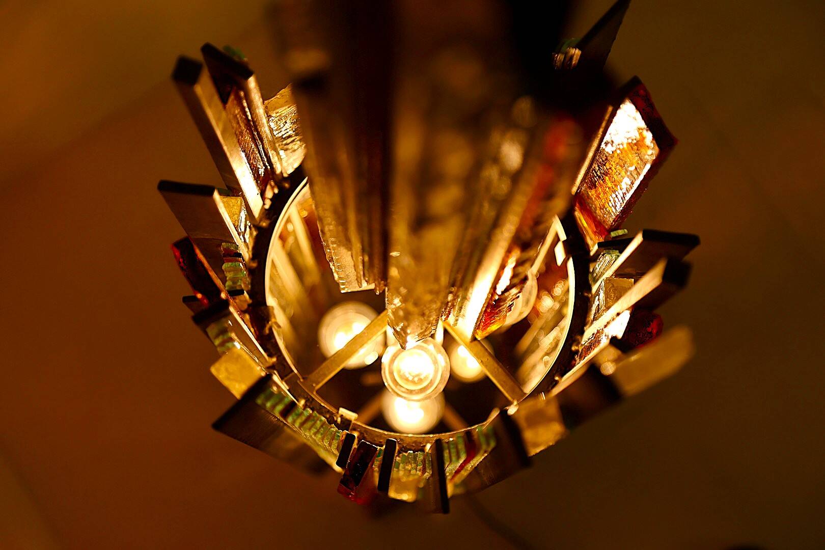 Poliarte Brutalist Floor Lamp, 1970s by Albano Poli