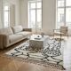 Tapis berbère blanc noir style Azilal