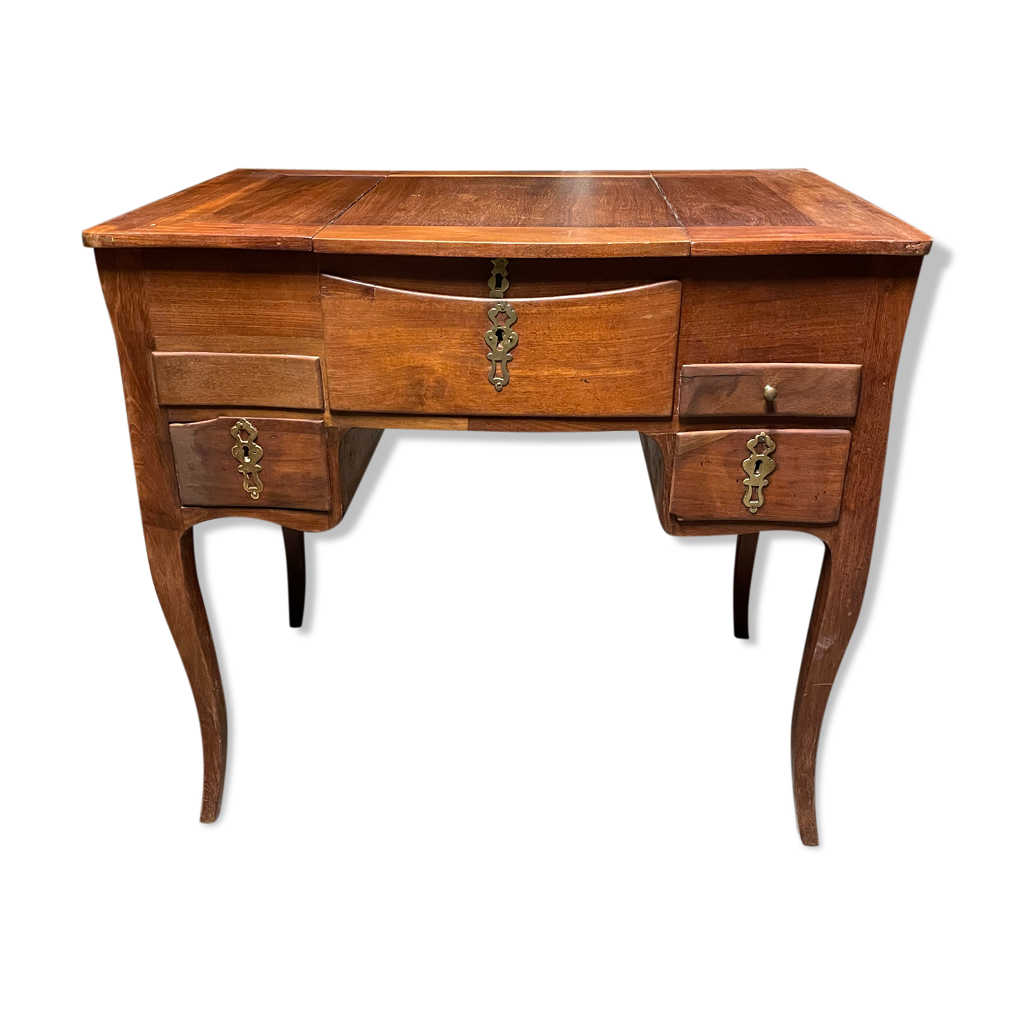 Wooden dressing table merisier