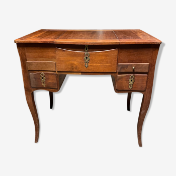 Wooden dressing table merisier