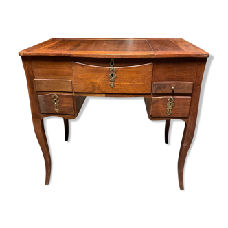 Coiffeuse en bois merisier