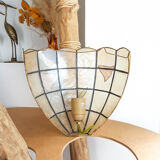 Mother-of-pearl wall lamp