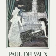 Affiche Paul Delvaux 1988