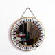 Vintage earthenware mirror 1970