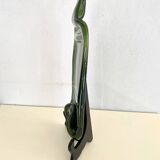Plat en verre forme bouteille, 34 cm