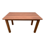 Vintage solid teak table 135x79cm an80