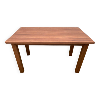 Table en teck massif vintage 135x79cm an80