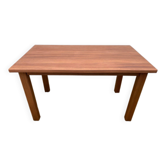 Vintage solid teak table 135x79cm an80