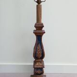 Lampe sur pied en bois