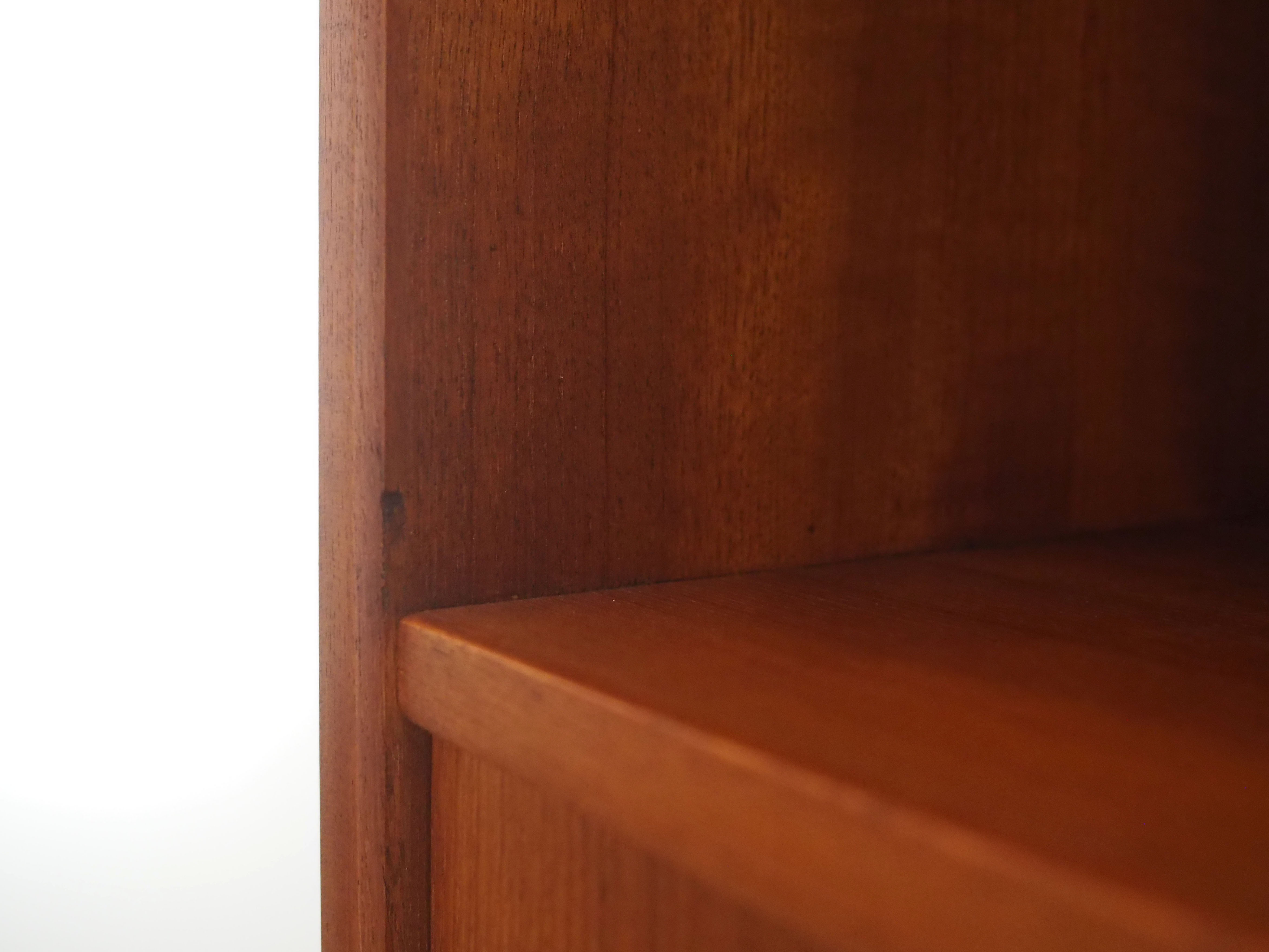 Teak bookcase, Danish design, 1970s, designer: Erik Jensen, production: Westergaards