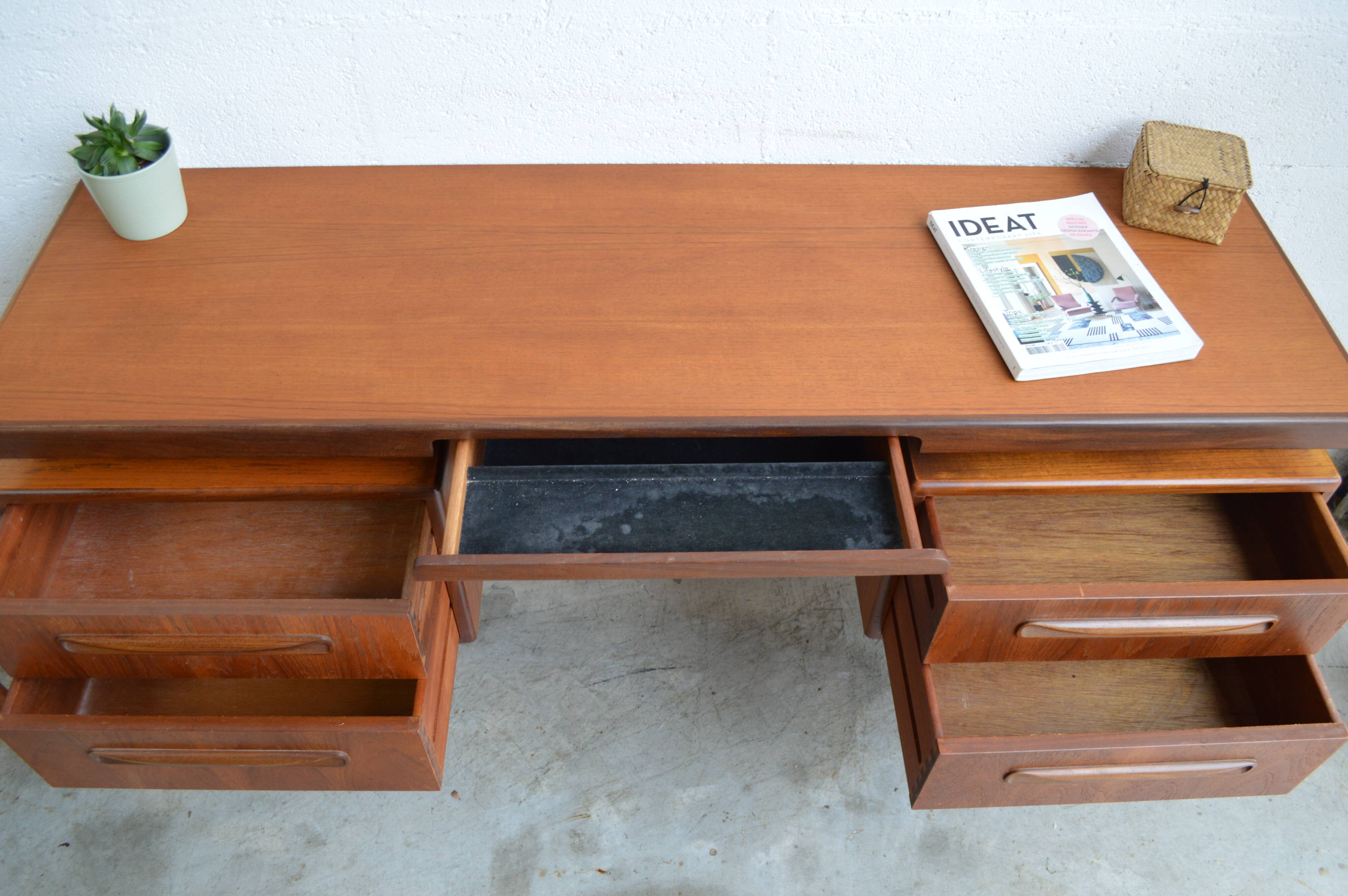 Teak desk by G-Plan 152 cm