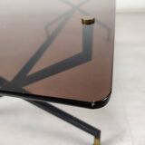 Table basse vintage verre