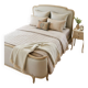Antique bed frame in half-oval style (Louis XV)