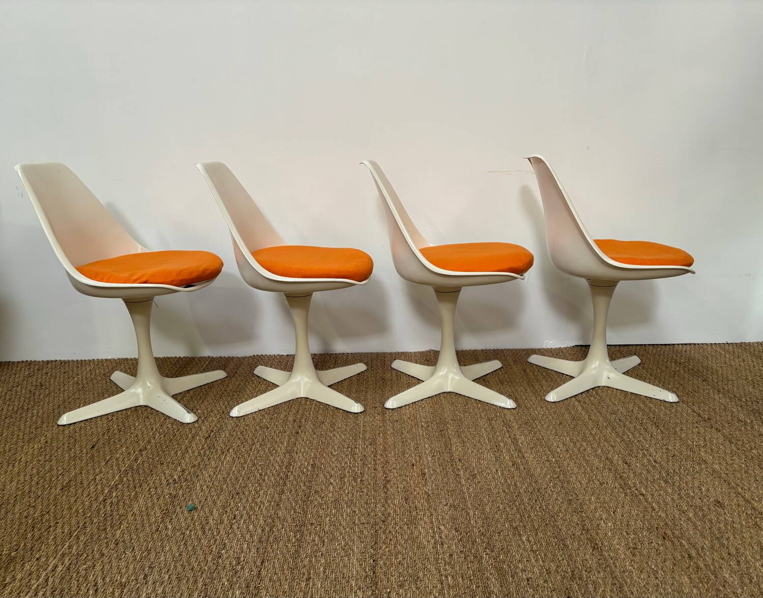 Set of 4 Arkana 115 chairs by Maurice Burke