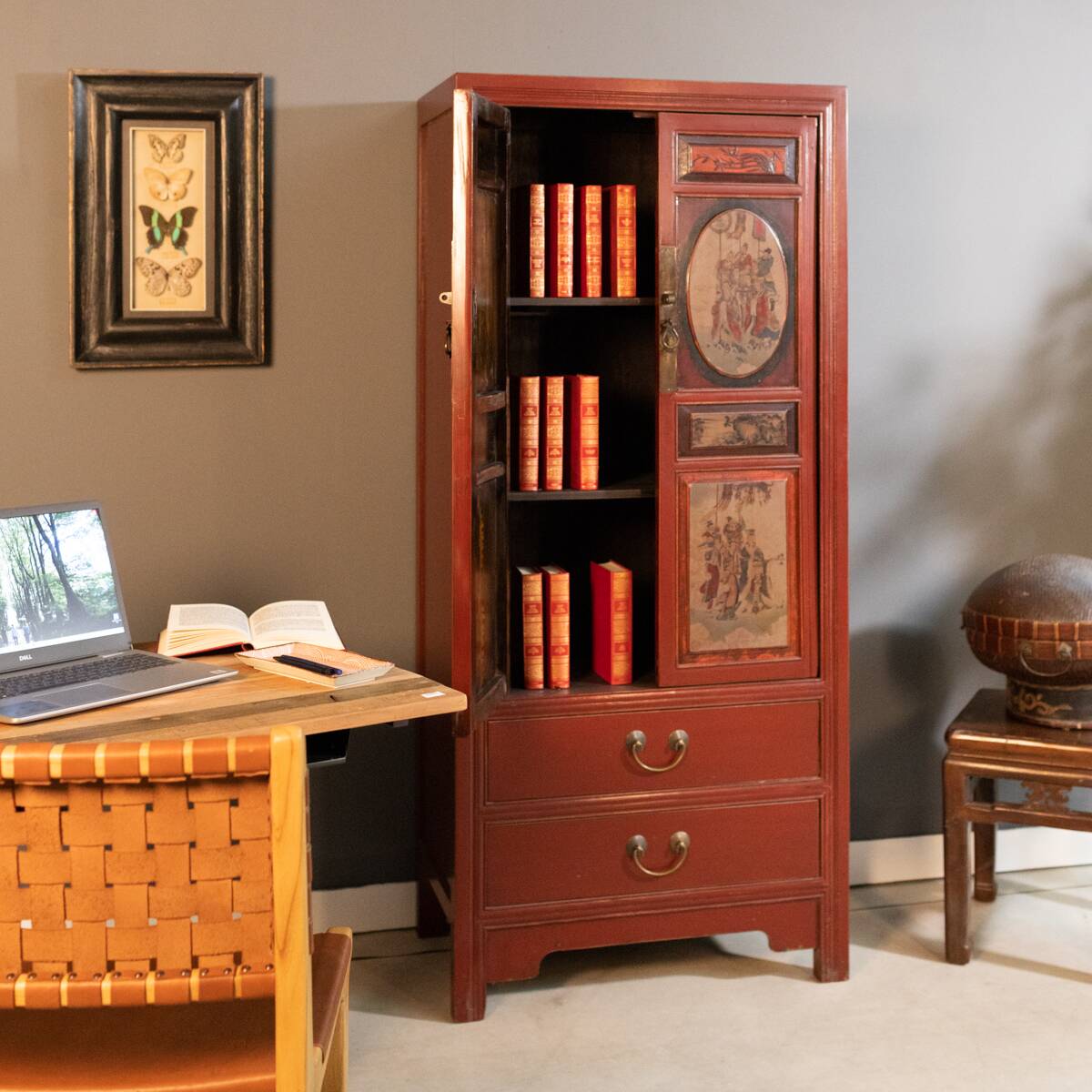 Chinese medallion cabinet 78cm (C60.078A)